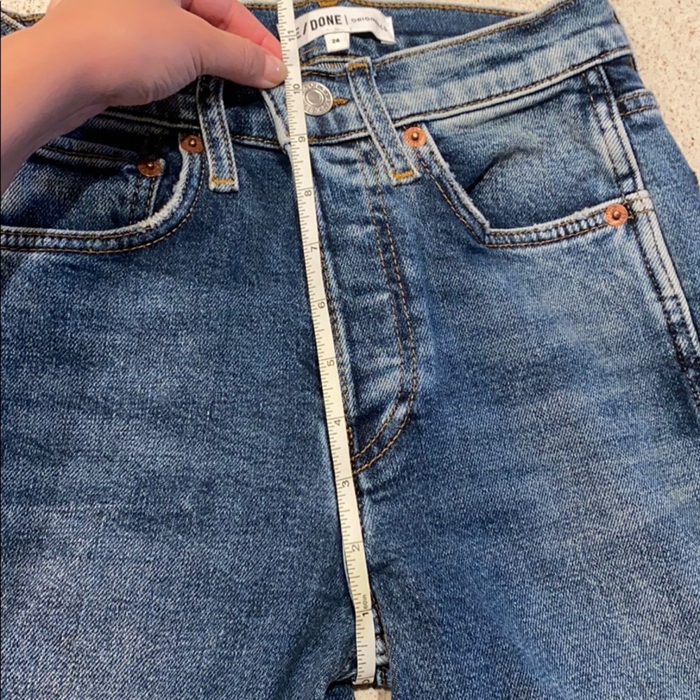 Re/Done Originals 50’s Cigarette Jeans sz 24 - Picture 14 of 16